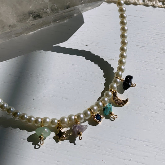 Choker luna/estrella