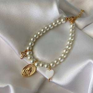 Pulsera medalla Virgen