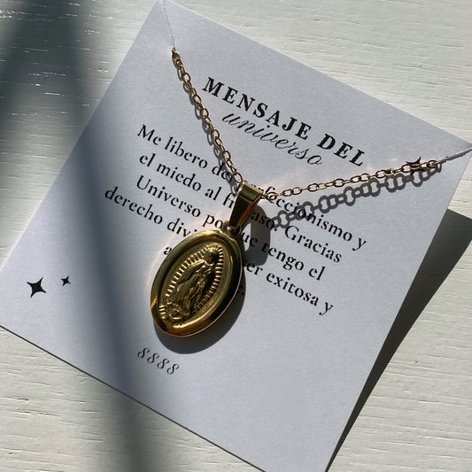 Collar medalla Virgen