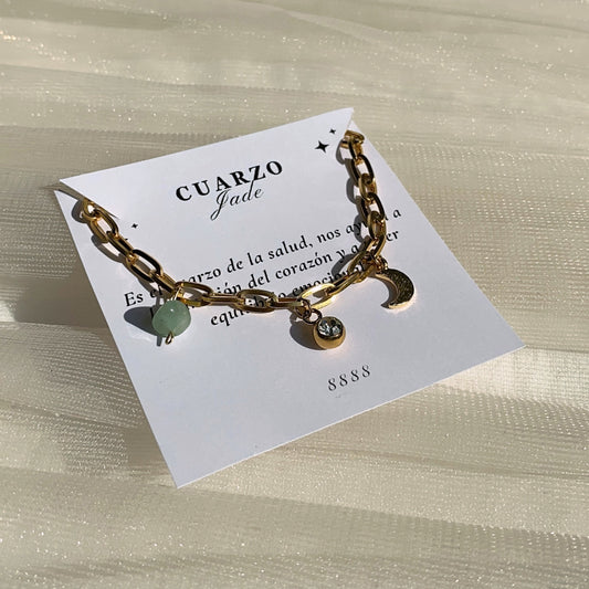 Pulsera luna cristal