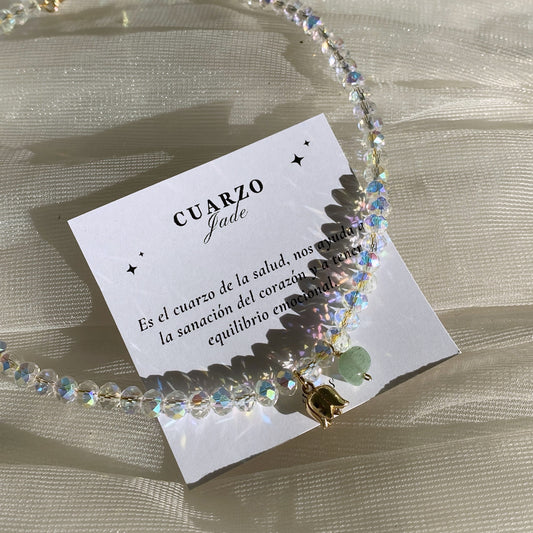 Collar tulipan cristal