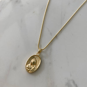 Collar medalla virgen