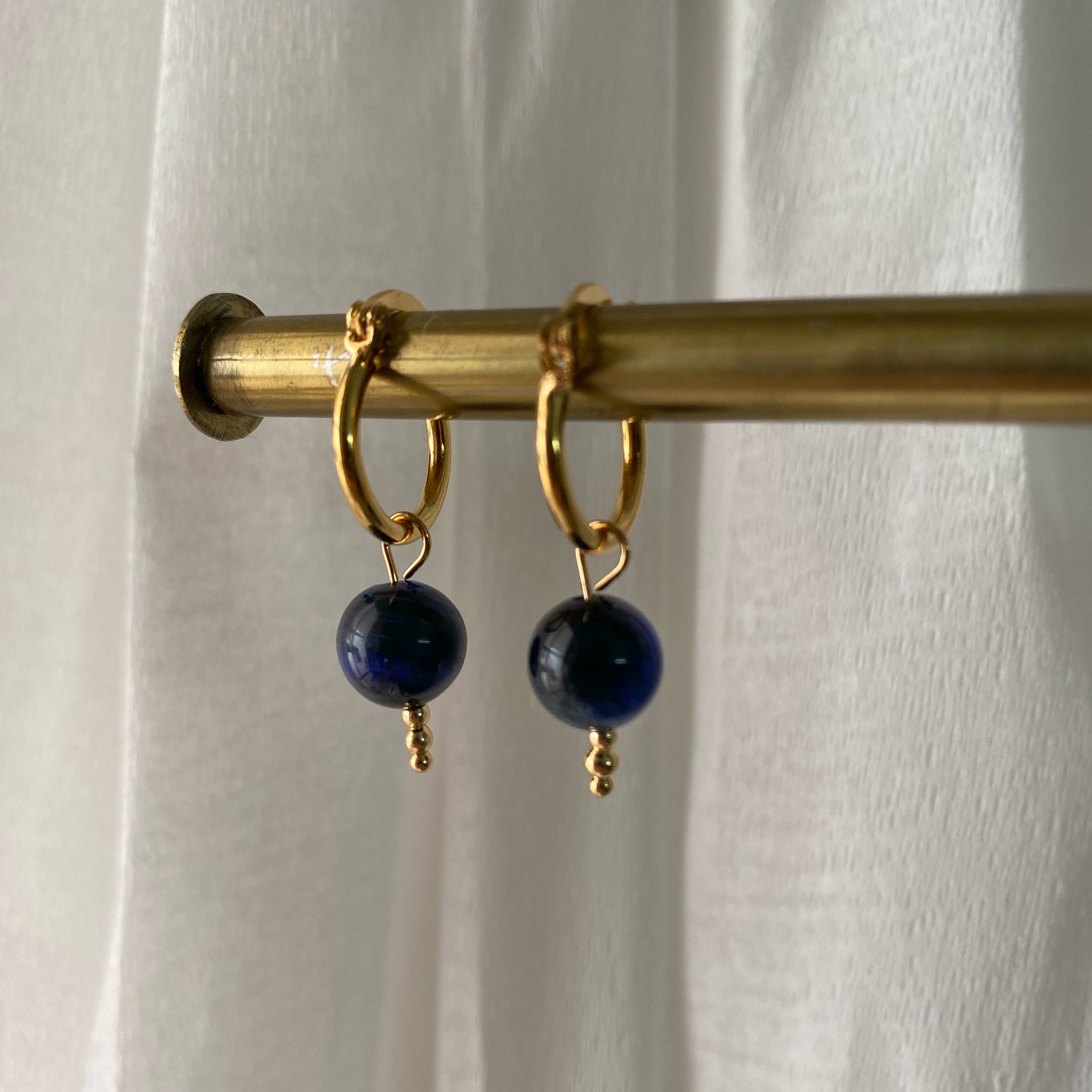 Hoops ojo de tigre azul