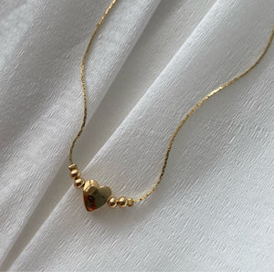 Collar corazón mediano