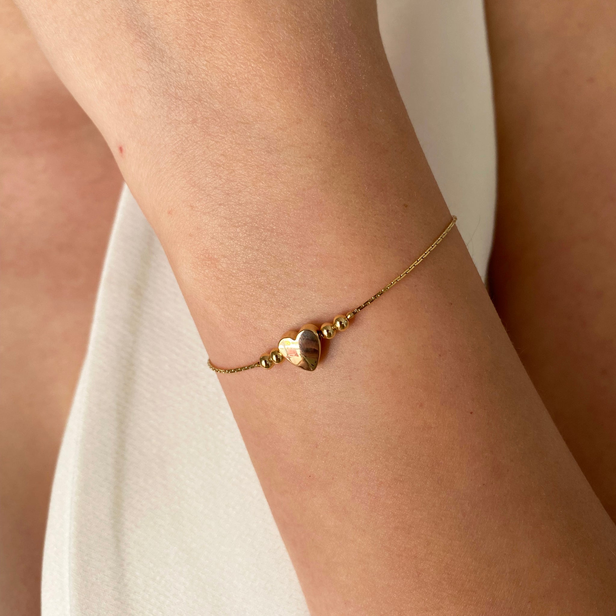 Pulsera corazón mediano