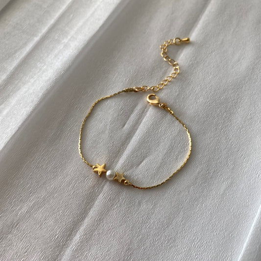 Pulsera doble estrella