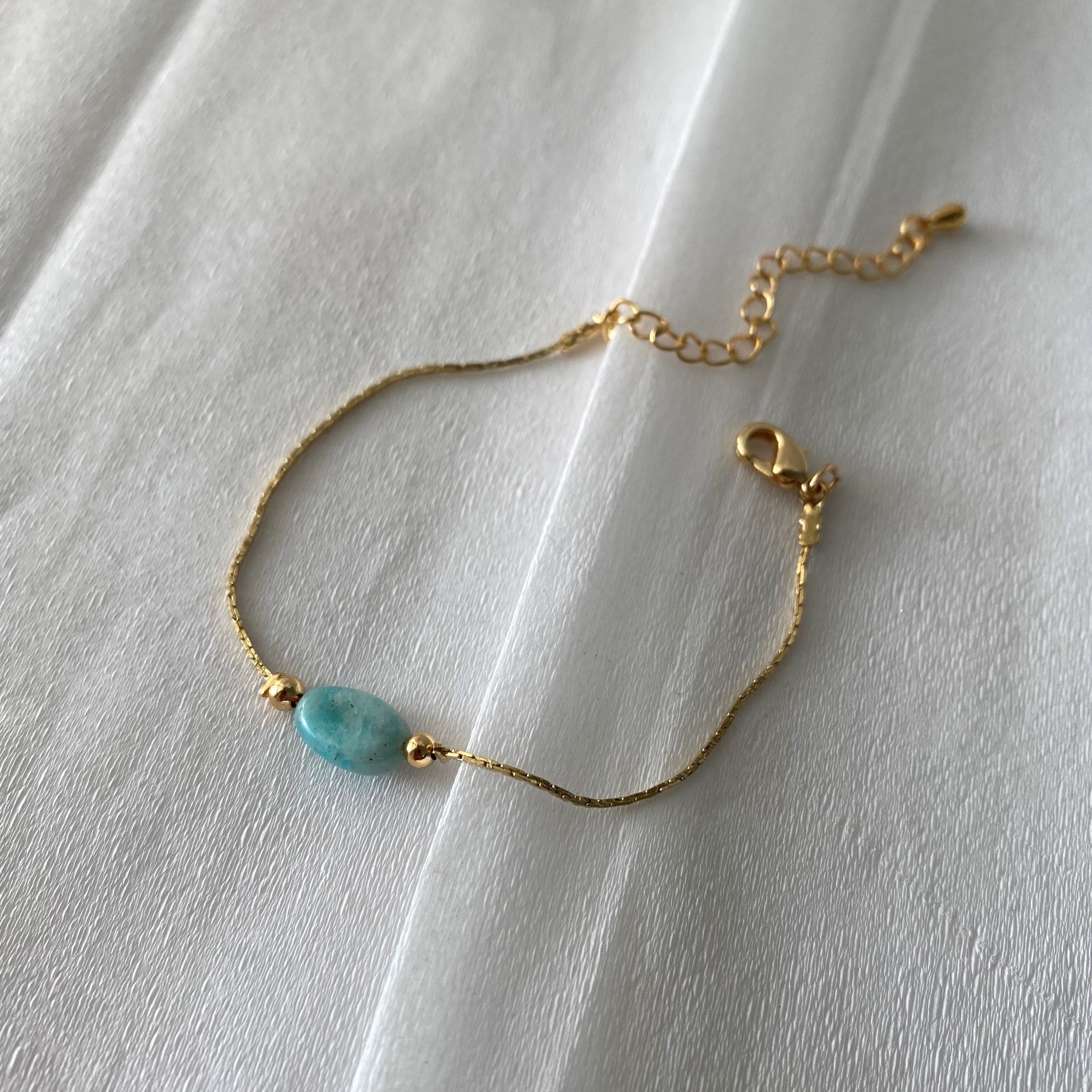 Pulsera cuarzo azul