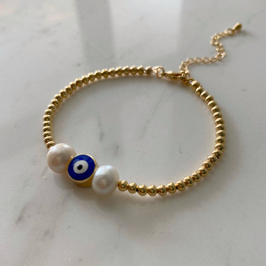 Pulsera balines ojito